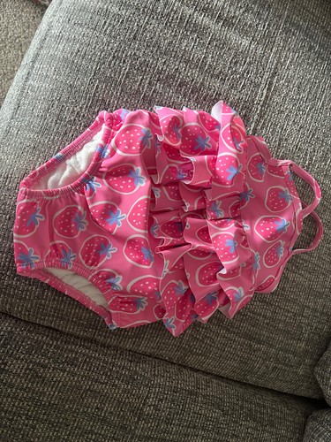 Baby girl pink strawberry - pink,