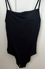BNWT M&S non wired padded macrame detail square neck swimsuit