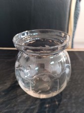 Vintage Art Nouveau Glass Jam