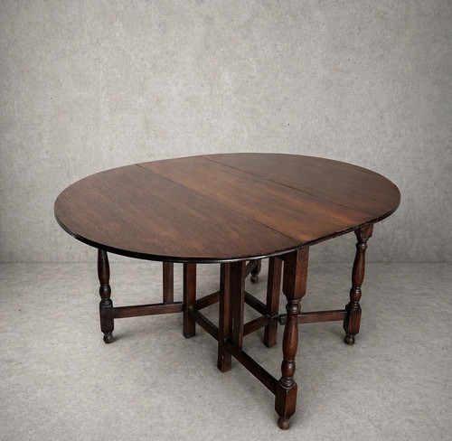 Vintage oak drop leaf dining - drop,