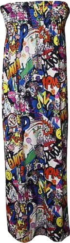 Ladies printed sheering maxi - printed,