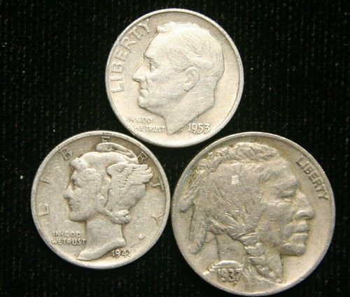 Old coin estate lot - old, buffalo