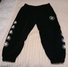 Superdry Thick Mens Joggers, Size L, Black, Cotton, Pockets,Unisex