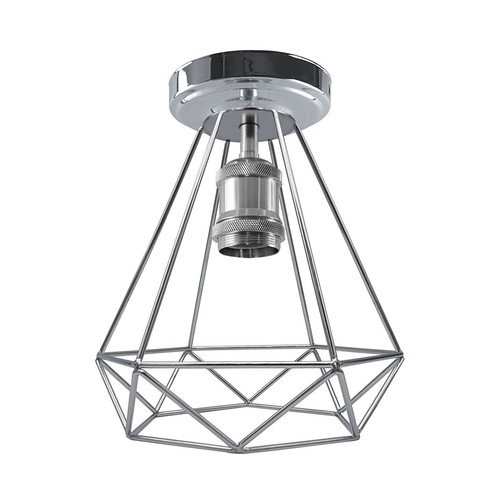Vintage chrome semi flush - chrome,