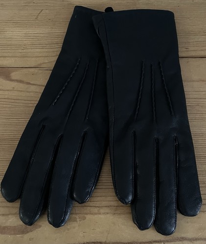 Women leather gloves - leather,