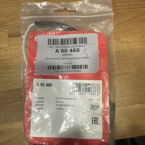 Brembo brake pad wear sensor - wear,