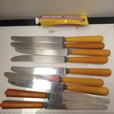 10 Mcm Vtg Egg Yolk Yellow