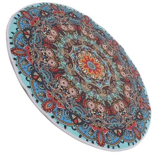 Round rug washable boho - rug,