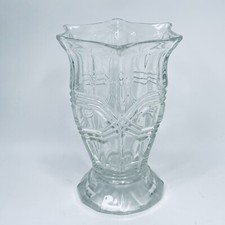 Art Deco Crystal Vase Vintage