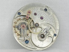 RARE 42MM PHILADELPHIA WATCH COMPANY 19 JWL CALDWELL POCKETWATCH MOVEMENT & DIAL