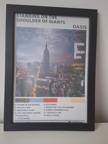 Oasis framed standing - a4, on