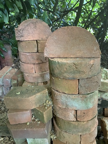 Half round coping - coping, bricks