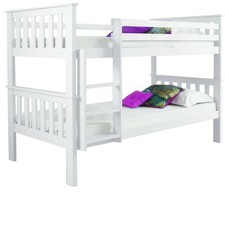 Wooden Bunk Bed Double Triple or Single Size Large Model With Mattress Option