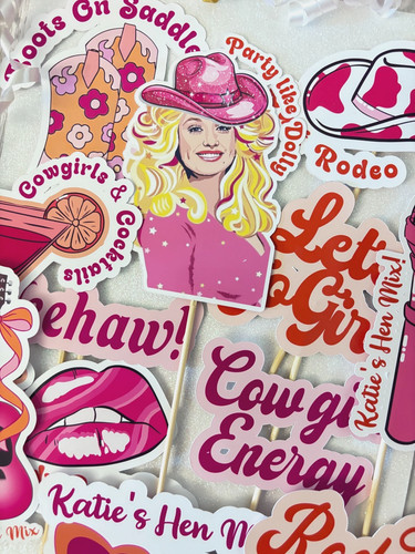Personalised cowgirl props for - personalised,