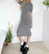 OASIS LADIES GINGHAM MIDI