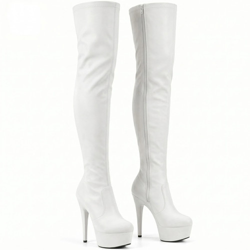 Women thigh high - high, platform