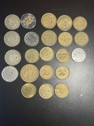 22pc vintage token - 22pc,