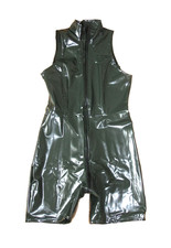 PVC U Like Playsuit Body Shorts Overalls Catsuit Play Cat Jump Suit 2XL XXL