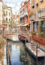 Venice Watercolour Painting