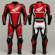 Men Honda HRC inspired Leather