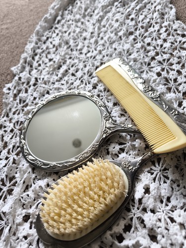 Vintage silver plated set - silver,