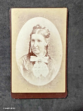 CDV Lady Old Lady Rare Plaits by Hertz Hull Antique Victorian Fashion Photo