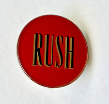 RUSH VINTAGE METAL PIN BADGE