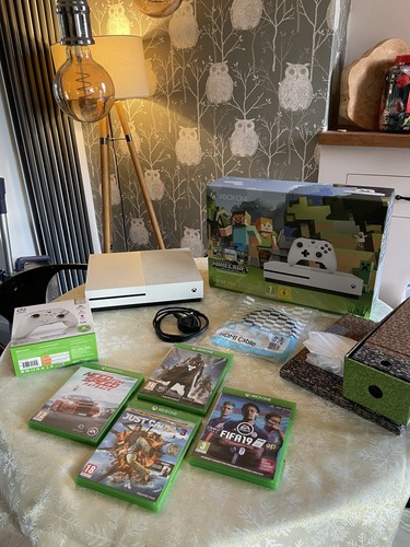 Boxed white microsoft xbox - white,