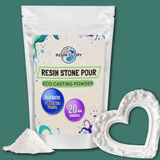 1kg Craft Eco Resin Casting Powder Plaster Gypsum Moulds Candle Coaster Jeweller