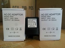 9V 500MA AC/DC CENTRE NEGATIVE