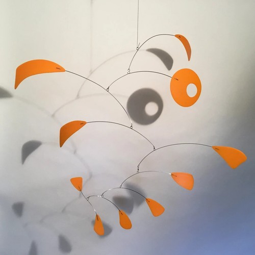 Orange julius art mobile - art,