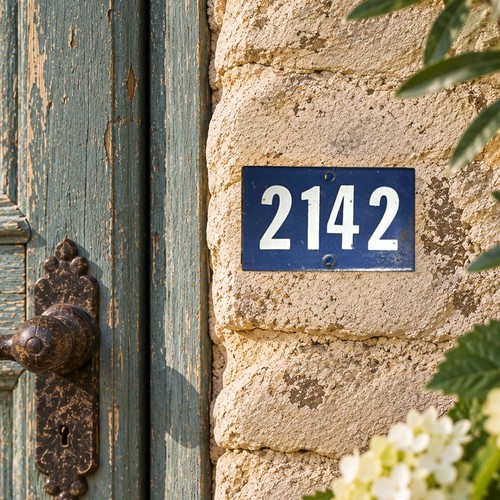 Vintage french enamel house - vintage,