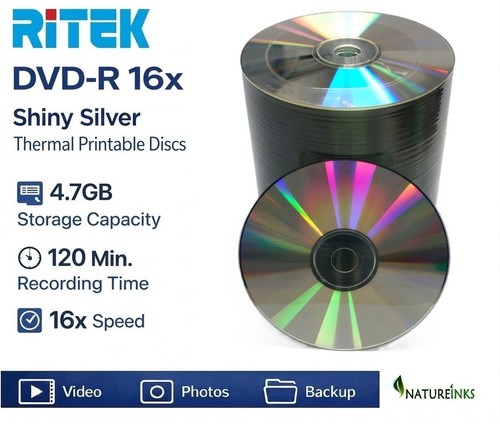 100 ritek shiny silver - 100,