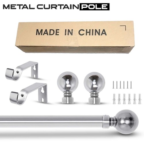 Extendable metal curtain pole - extendable,