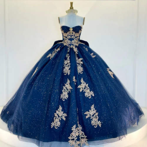 Navy blue quinceanera - navy,