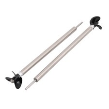 1Pair Boat Model Accessories 3mm Dia 200mm Long Drive Shaft w 3-Vanes Propeller