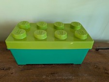 Duplo Lego Green Storage Brick 8 Pin 14 X 7 X 7 inch