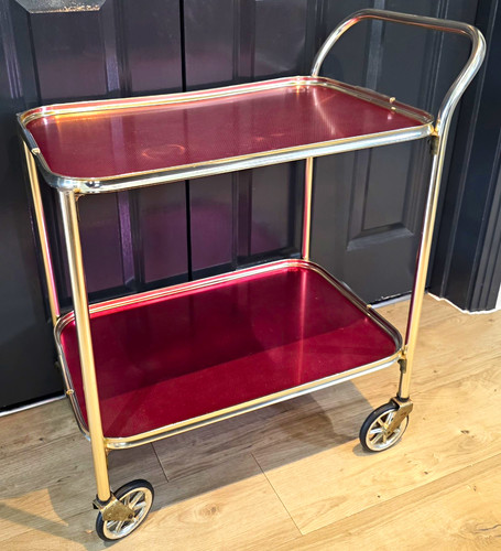 Vintage 1960s woodmet red - 1960s,