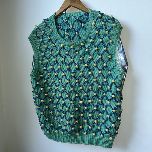 Hand knit slipover - slipover, m
