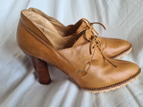 Tan leather oxford - tan,