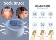 Soft Foam Neck Collar Support Brace Whiplash Cervical Neck Pain Relief Traction*