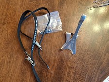 VINTAGE CAMPAGNOLO SINGLE TOE CLIP AND CHRISTOPHE STRAPS L'EROICA