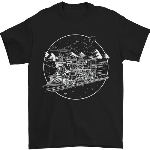White locomotive steam engine - white,