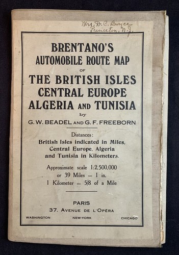 Vintage brentano automobile - vintage, brentano's