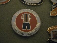 RARE OLD HULL CITY FOOTBALL CLUB (6) ENAMEL BROOCH PIN BADGE