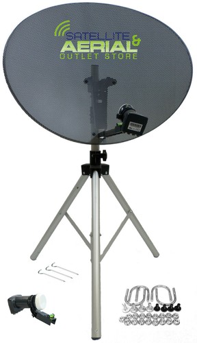 80cm satellite dish quad lnb - quad,