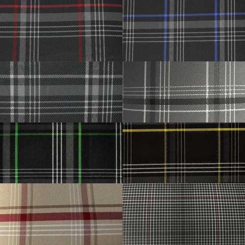 Plaid interior upholstery - interior,
