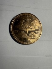 1994, Gibraltar 5 Pounds d day five pound uncirculated High Grade