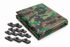 Woodland Camo Tarp Kit 90gsm +