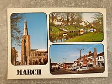 March - St Wendreda Church, river boats, Broad Street cars